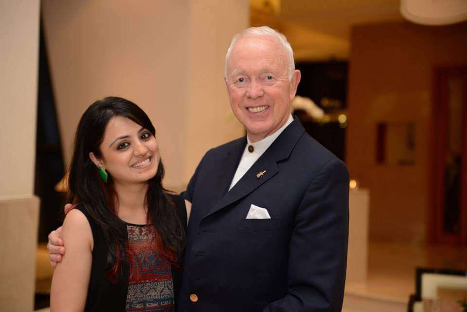 Sakshi with Tony Buzan